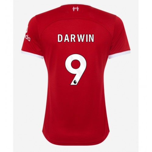 Dres Liverpool Darwin Nunez #9 Domaci za Žensko 2023-24 Kratak Rukav
